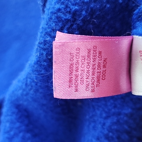 PINK Victoria's Secret Chicago Cubs zipup hoodie sweatshirt sequin Size Small - Picture 8 of 8